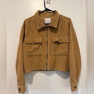 Corduroy Cropped Jacket